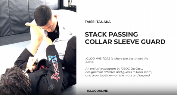 STACK PASSING AGAINST COLLAR SLEEVE GUARD/TAISEI TANAKA