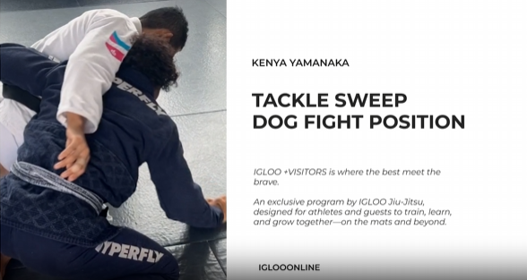 TACKLE SWEEP FROM DOG FIGHT POSITION/KENYA YAMANAKA