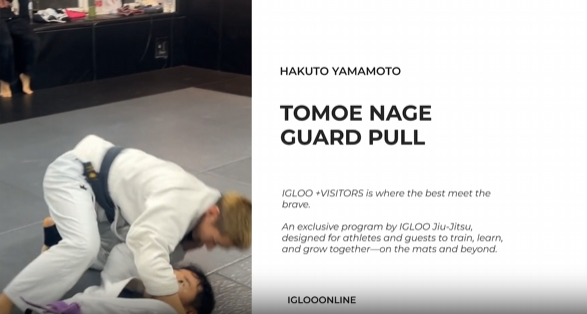 TOMOE NAGE FROM GUARD PULL/HAKUTO YAMAMOTO