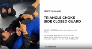 TRIANGLE CHOKE FROM SIDE CLOSED GUARD/KENYA YAMANAKA