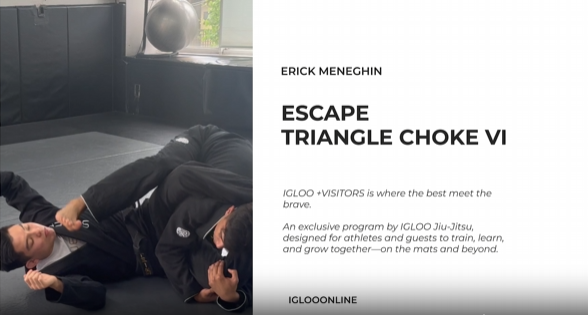 ESCAPE FROM TRIANGLE CHOKE VI/ERICK MENEGHIN