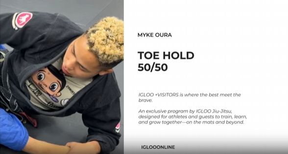 TOE HOLD FROM 50/50 /MYKE OURA