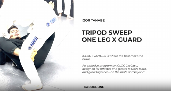 TRIPOD SWEEP FROM ONE LEG X GUARD/IGOR TANABE