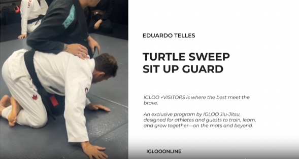 TURTLE SWEEP FROM SIT UP GUARD/EDUARDO TELLES