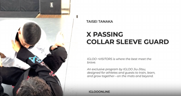 X PASSING AGAINST COLLAR SLEEVE GUARD/TAISEI TANAKA