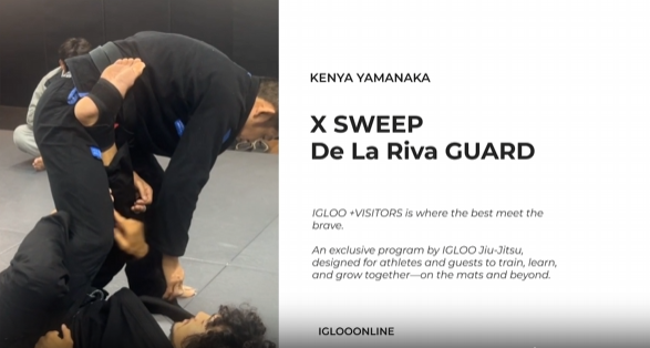 X SWEEP FROM De La Riva GUARD/KENYA YAMANAKA