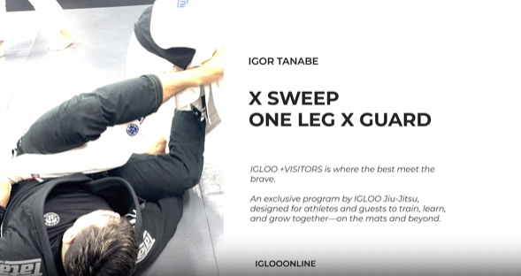 X SWEEP FROM ONE LEG X GUARD/IGOR TANABE