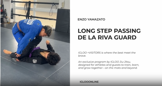 LONG STEP PASSING AGAINST DE LA RIVA GUARD/ENZO YAMAZATO