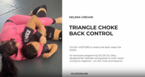 TRIANGLE CHOKE FROM BACK CONTROL/HELENA CREVAR